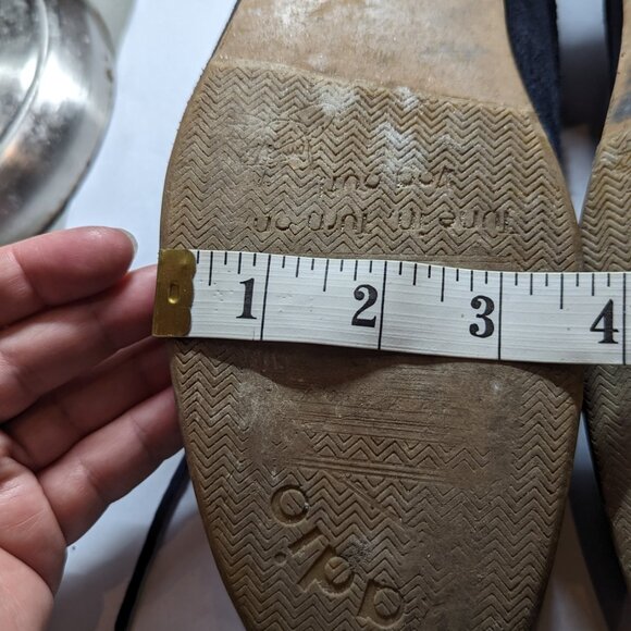 CBC Radio Fluevog Blue Suede - Picture 7 of 8